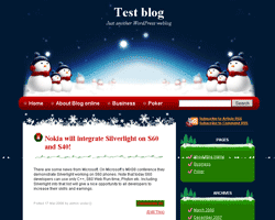 Christmas Wordpress
